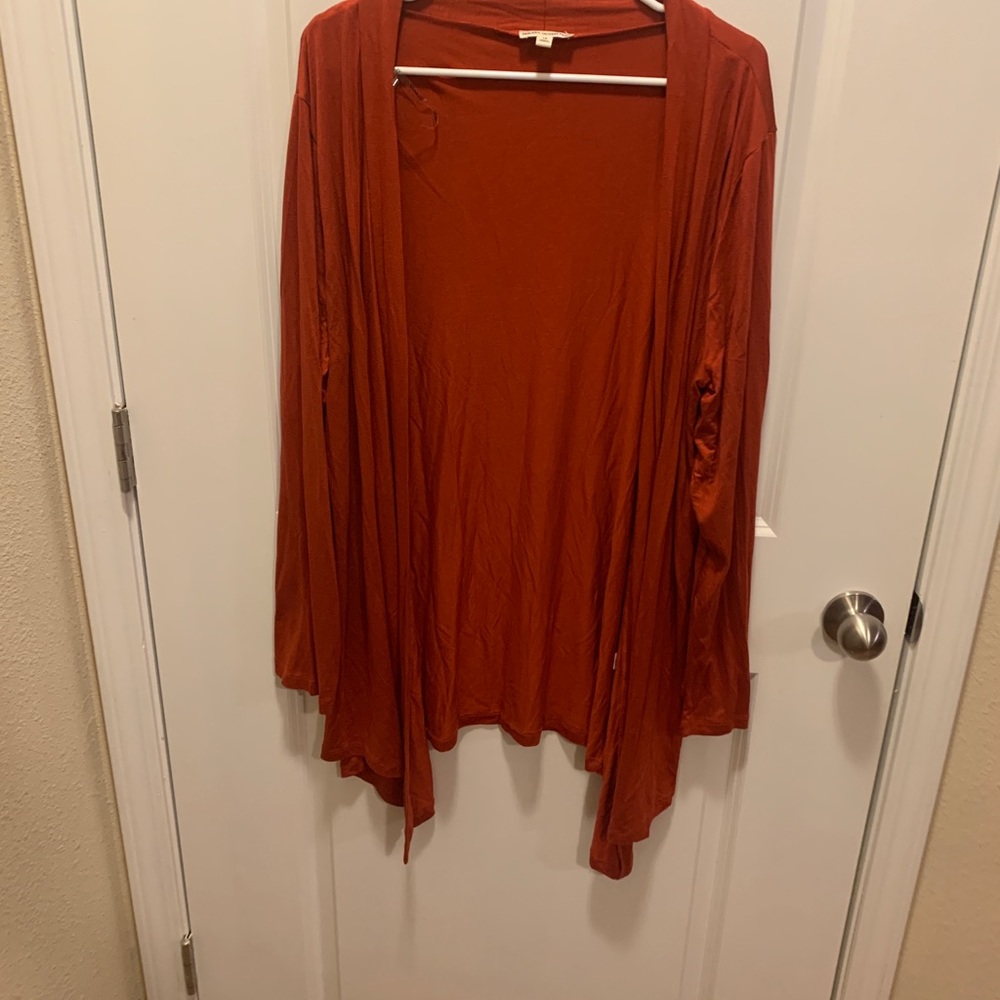 Burnt orange cardigan